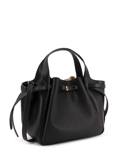 Tory Burch Black Romy Satchel Leather Shoulder Bag
