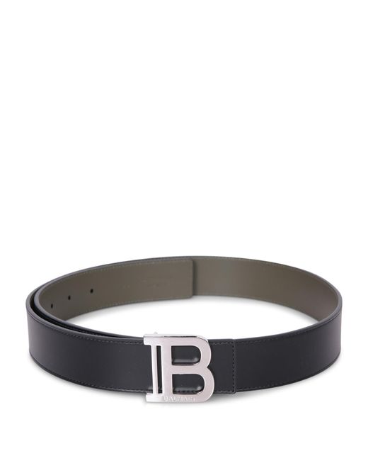 Balmain Gray Belts for men