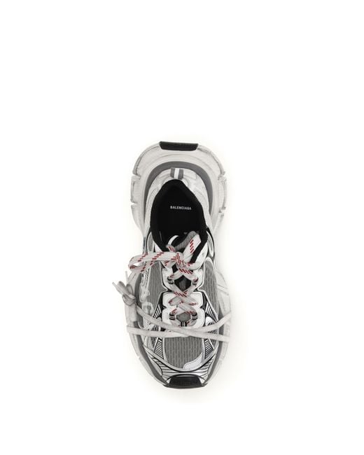 Balenciaga White 3Xl Split Logo Sneakers for men