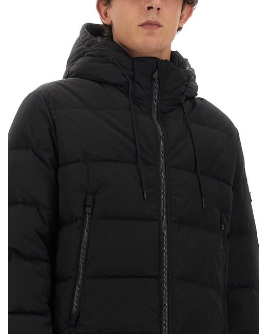 Tatras Black Hooded Jacket for men