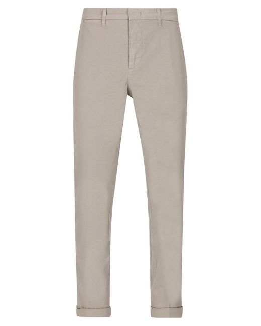 Fay Gray Stretch-Cotton Capri Trousers for men