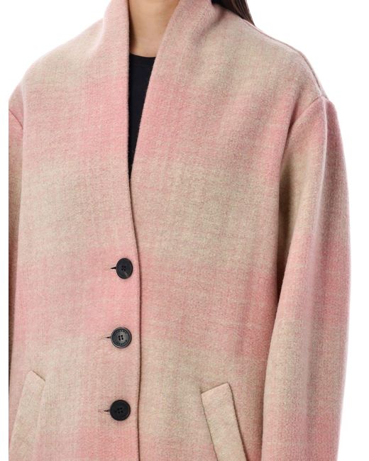 Isabel Marant Pink Gabriel Coat