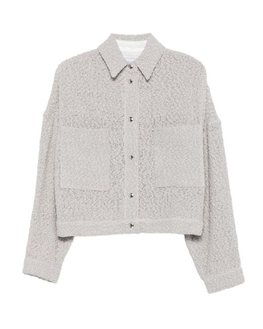 IRO White Pabli Cotton Jacket