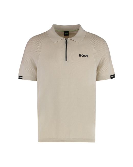Boss Natural Polo K Perform Max Cotton Blend Lyocell Shirts for men