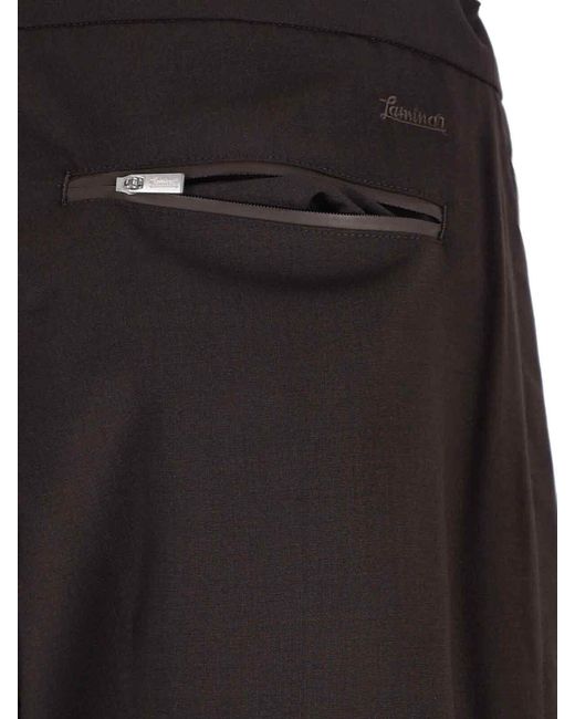 Laminar Black Trousers Polyester for men