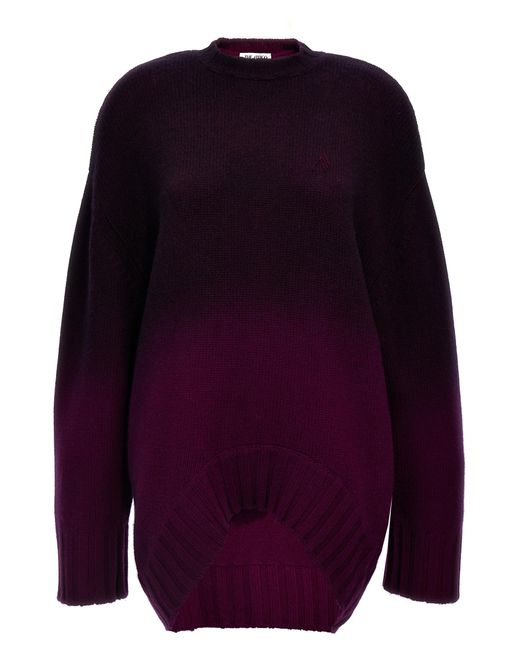 The Attico Blue Oversized Knit Dress