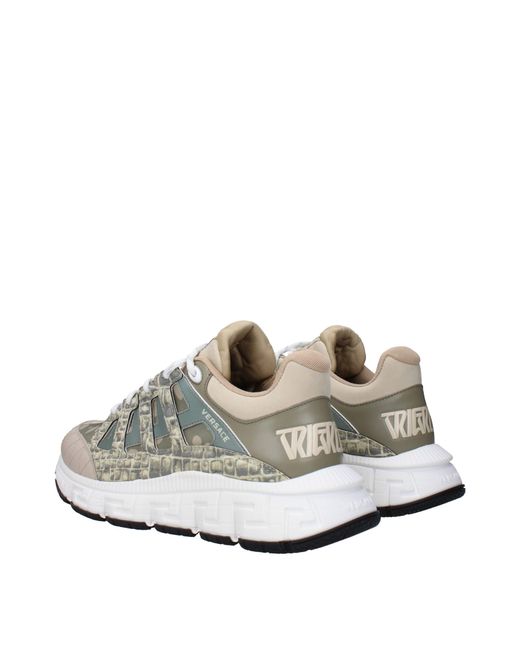 Versace Gray Odissea Lowtop Sneakers for men