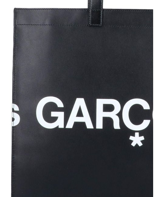 Comme des Garçons Black Logo Tote Bag