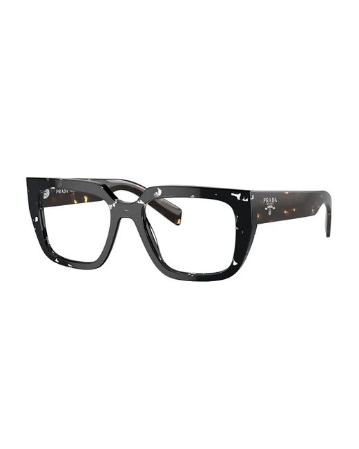 Prada Black Pra03V Eyeglasses