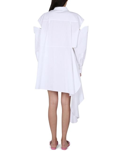 McQueen White Dress Day Cotton