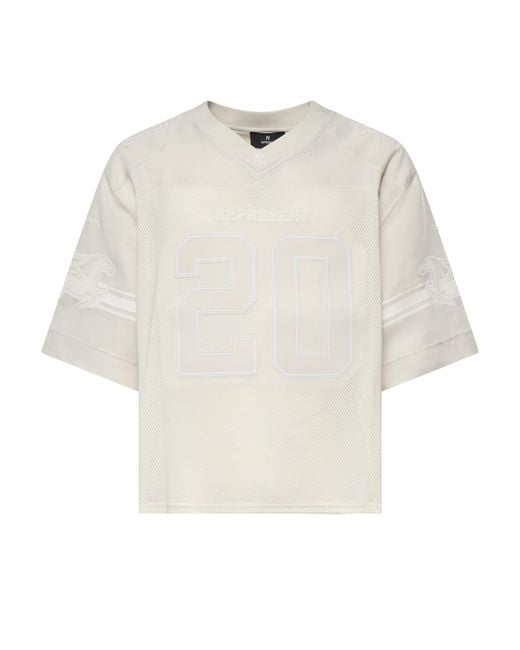 Represent White T-Shirts And Polos Polyester for men