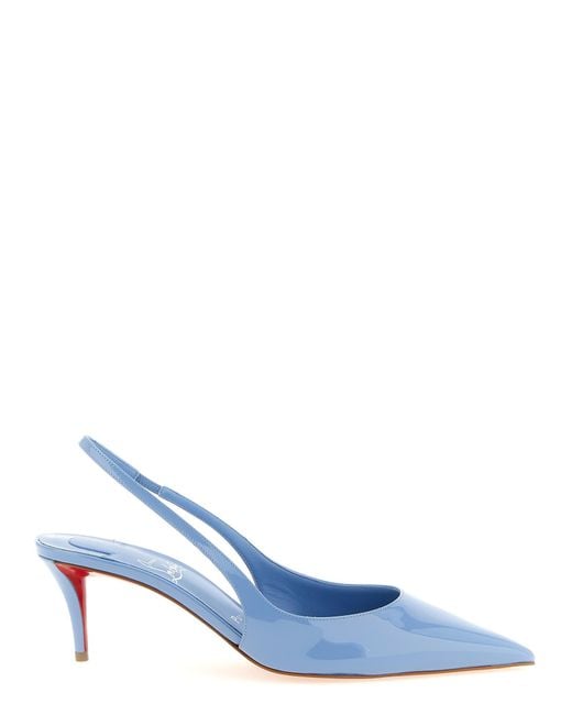 Christian Louboutin Blue 'Miss Z' Slingback