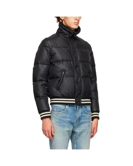 Saint Laurent Black Padded Jacket for men
