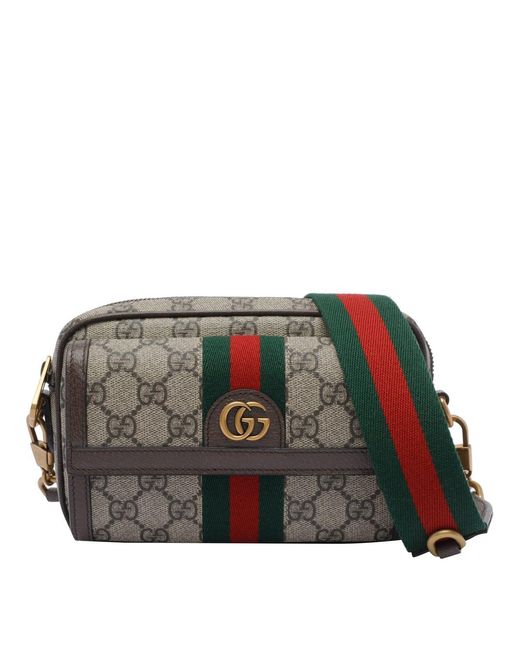 Gucci Green Mini Ophidia Crossbody Bag for men