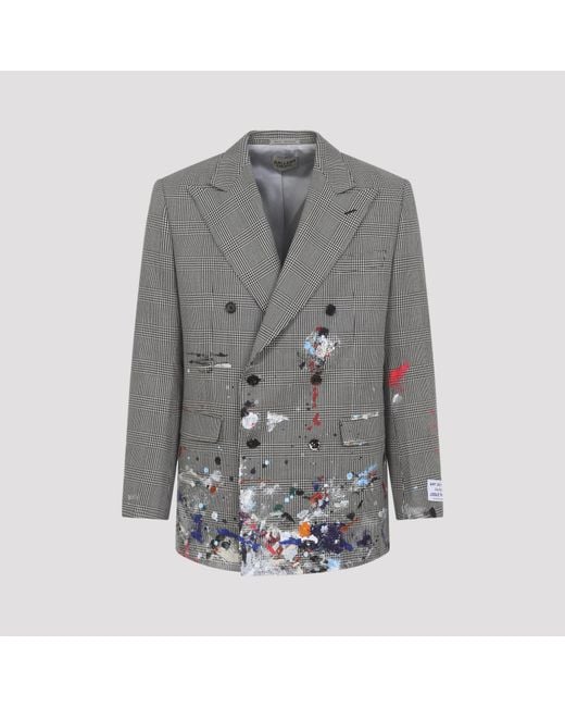 GALLERY DEPT. Gray Double Breasted Coat for men