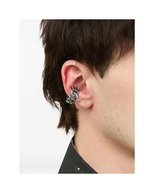MM6 by Maison Margiela Metallic Single Earring Brass Earrings
