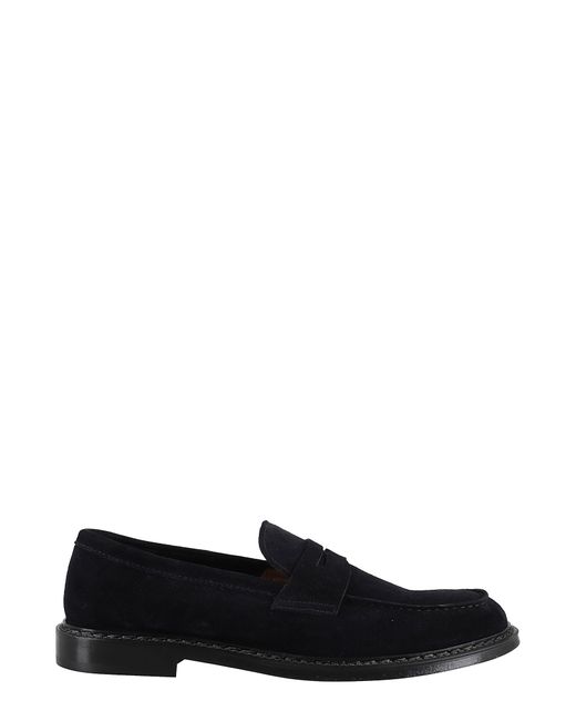 Doucal's Black Mocassino for men