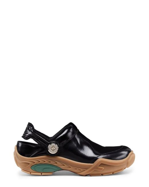Fendi Black Loafers Shoes for men