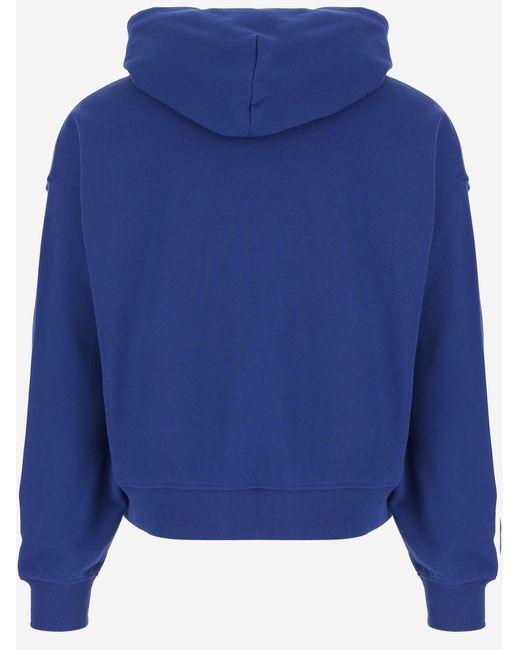 ICECREAM Blue Cotton Hoodie Sweatshirts for men