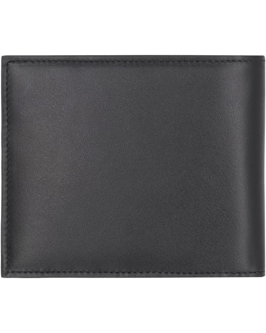 Dolce & Gabbana Black Wallet Calf Leather Flap-Over- & Cardholders for men