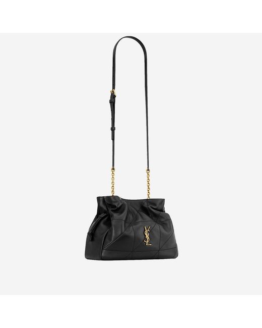 Saint Laurent Black Shoulder Pochette Jamie Leather Bags