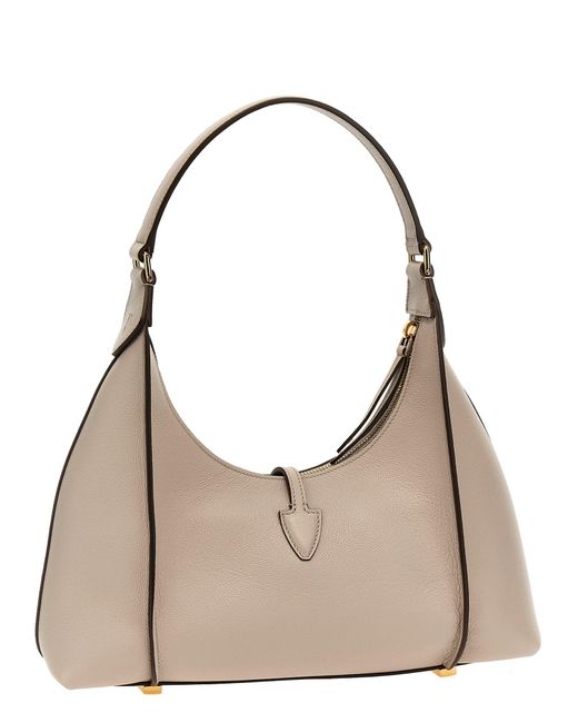 Tod's Gray T Timeless Shoulder Bags