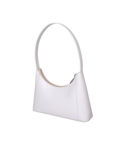 Furla White Diamante Mini Marshmallow Handbag
