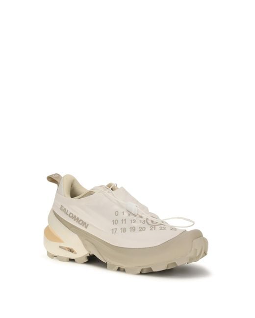 MM6 by Maison Margiela White Mm6 X Salomon Sneakers
