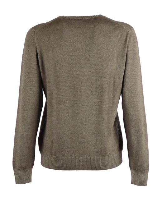 Fay Green Crewneck Sweater for men