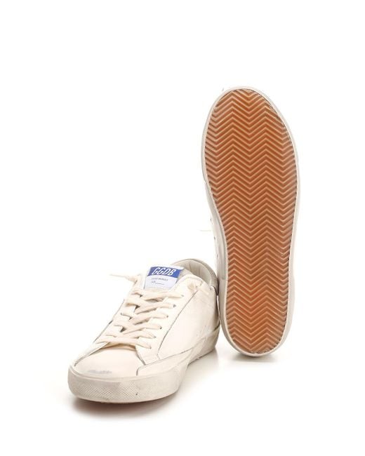Golden Goose Deluxe Brand White "Super-Star" Sneakers for men