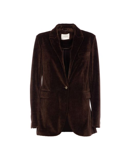 Circolo 1901 Brown Single Breasted Jacket