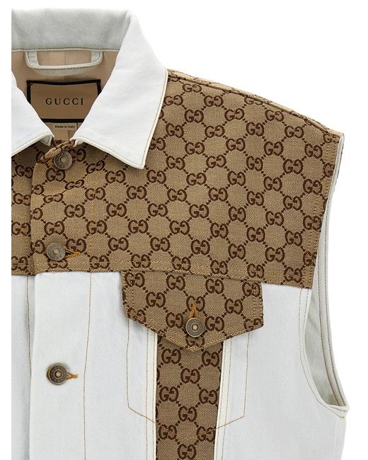 Gucci Metallic gg Vest for men