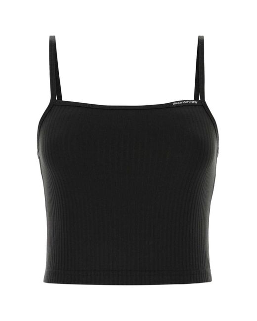 T By Alexander Wang Black Canvas "Cami"