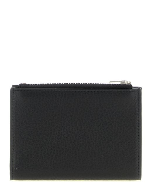 Saint Laurent Black 'Tiny Cassandre' Wallet for men