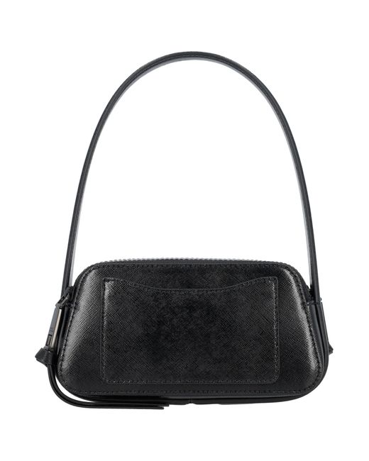 Marc Jacobs Black The Saffiano Tonal Slingshot Bag