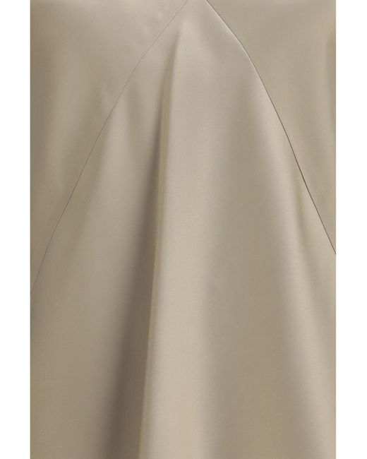 Max Mara Brown Silk Top Bacco Tops