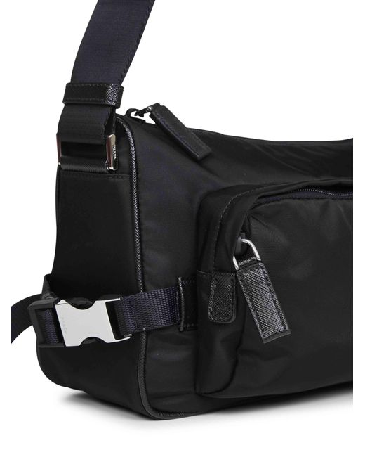 Prada Black Viaggio Medium Crossbody Bag for men