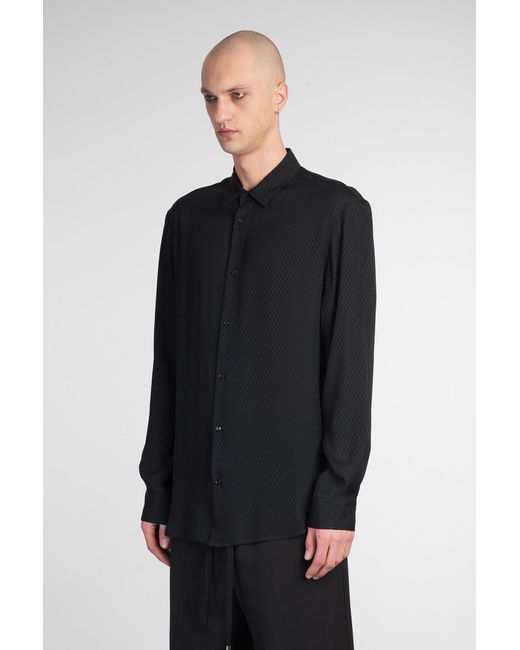Ann Demeulemeester Black Andre Shirt for men