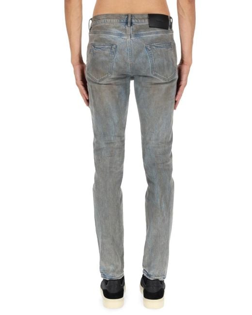 Purple Brand Gray Pants Monterrico Mud Cotton Jean for men
