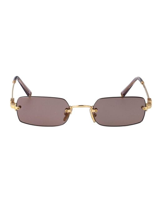 Miu Miu Brown Sunglasses Metal Frame