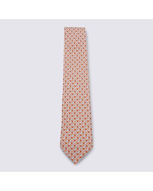 Ferragamo Pink Ties _Si for men