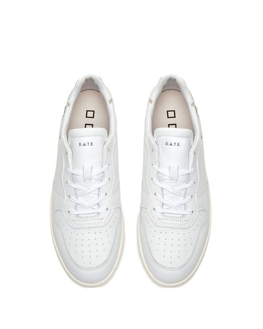 Date White Court Leather Sneaker for men