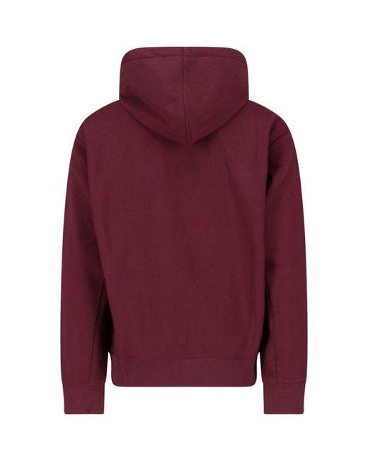 Carhartt Red American Script Hoodie for men