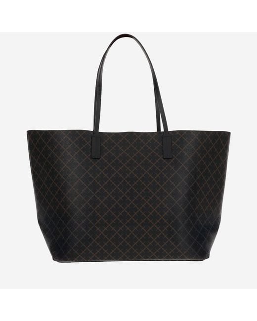 By Malene Birger Black Abi Floral Print Tote Bag