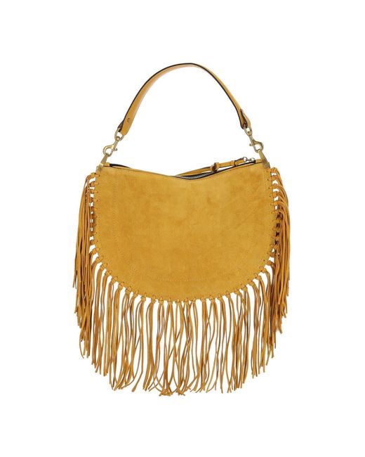 Isabel Marant Metallic Oksan Soft Small Bag