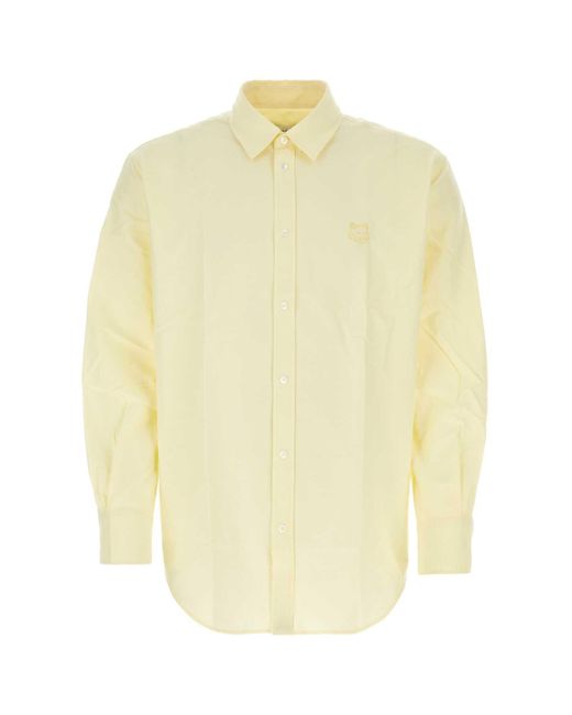 Maison Kitsuné Yellow Shirts for men