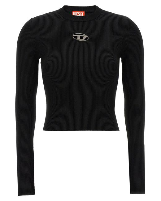 DIESEL Black A-Valari Long-Sleeved T-Shirt