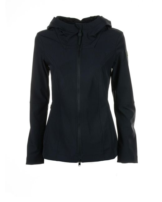 Peuterey Blue Jacket With Zip And Hood
