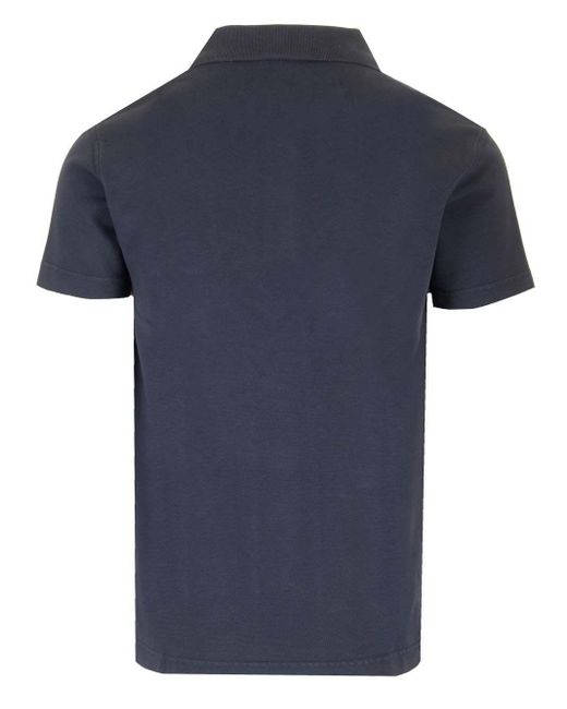 Burberry Blue Ekd Polo Shirt for men