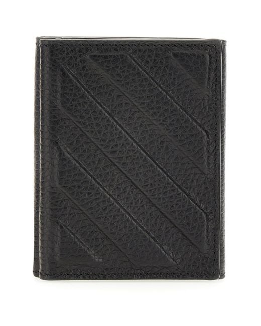 Off-White c/o Virgil Abloh Black Leather Wallet for men